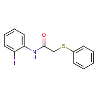 N-(2-iodophenyl)-2-(phenylsulfanyl)acetamide