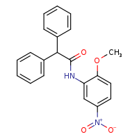 N-(2-methoxy-5-nitrophenyl)-2,2-diphenylacetamide