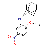 N-(2-methoxy-5-nitrophenyl)adamantan-2-amine