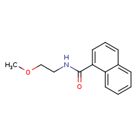 N-(2-methoxyethyl)naphthalene-1-carboxamide