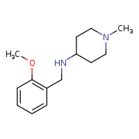 N-[(2-methoxyphenyl)methyl]-1-methylpiperidin-4-amine