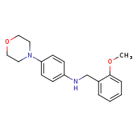 N-[(2-methoxyphenyl)methyl]-4-(morpholin-4-yl)aniline