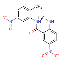 N-(2-methyl-5-nitrophenyl)-2-(methylamino)-5-nitrobenzamide