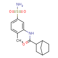N-(2-methyl-5-sulfamoylphenyl)bicyclo[2.2.1]heptane-2-carboxamide