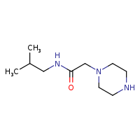 N-(2-methylpropyl)-2-(piperazin-1-yl)acetamide