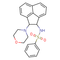 N-[2-(morpholin-4-yl)-1,2-dihydroacenaphthylen-1-yl]benzenesulfonamide