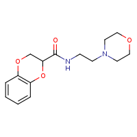 N-[2-(morpholin-4-yl)ethyl]-2,3-dihydro-1,4-benzodioxine-2-carboxamide
