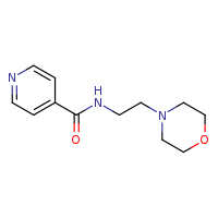 N-[2-(morpholin-4-yl)ethyl]pyridine-4-carboxamide