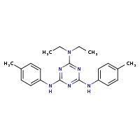 N2,N2-diethyl-N4,N6-bis(4-methylphenyl)-1,3,5-triazine-2,4,6-triamine