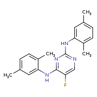 N2,N4-bis(2,5-dimethylphenyl)-5-fluoropyrimidine-2,4-diamine