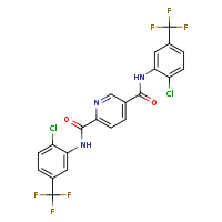 N2,N5-bis[2-chloro-5-(trifluoromethyl)phenyl]pyridine-2,5-dicarboxamide