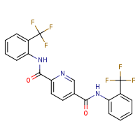 N2,N5-bis[2-(trifluoromethyl)phenyl]pyridine-2,5-dicarboxamide
