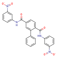 N2,N5-bis(3-nitrophenyl)-[1,1'-biphenyl]-2,5-dicarboxamide