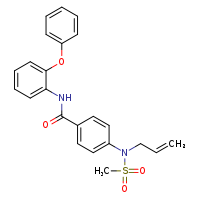 N-(2-phenoxyphenyl)-4-[N-(prop-2-en-1-yl)methanesulfonamido]benzamide