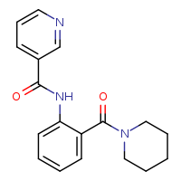 N-[2-(piperidine-1-carbonyl)phenyl]pyridine-3-carboxamide