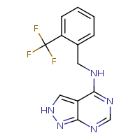 N-{[2-(trifluoromethyl)phenyl]methyl}-2H-pyrazolo[3,4-d]pyrimidin-4-amine