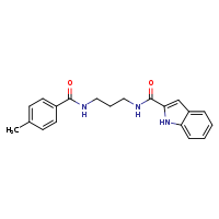 N-[3-(1H-indol-2-ylformamido)propyl]-4-methylbenzamide
