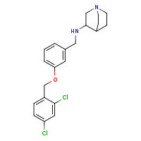 N-({3-[(2,4-dichlorophenyl)methoxy]phenyl}methyl)-1-azabicyclo[2.2.2]octan-3-amine