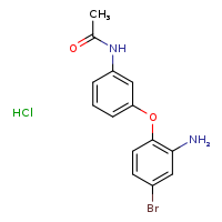 N-[3-(2-amino-4-bromophenoxy)phenyl]acetamide hydrochloride
