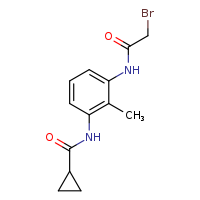 N-[3-(2-bromoacetamido)-2-methylphenyl]cyclopropanecarboxamide