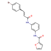 N-{3-[(2E)-3-(4-bromophenyl)prop-2-enamido]phenyl}furan-2-carboxamide