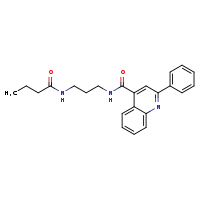 N-{3-[(2-phenylquinolin-4-yl)formamido]propyl}butanamide