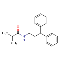 N-(3,3-diphenylpropyl)-2-methylpropanamide