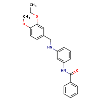 N-(3-{[(3-ethoxy-4-methoxyphenyl)methyl]amino}phenyl)benzamide