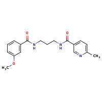 N-{3-[(3-methoxyphenyl)formamido]propyl}-6-methylpyridine-3-carboxamide