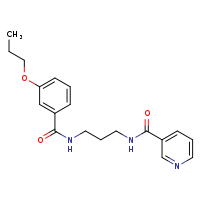 N-{3-[(3-propoxyphenyl)formamido]propyl}pyridine-3-carboxamide