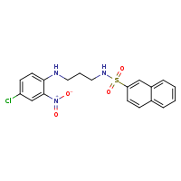 N-{3-[(4-chloro-2-nitrophenyl)amino]propyl}naphthalene-2-sulfonamide