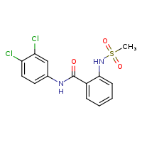 N-(3,4-dichlorophenyl)-2-methanesulfonamidobenzamide