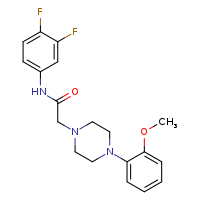 N-(3,4-difluorophenyl)-2-[4-(2-methoxyphenyl)piperazin-1-yl]acetamide