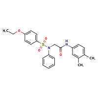 N-(3,4-dimethylphenyl)-2-(N-phenyl-4-ethoxybenzenesulfonamido)acetamide