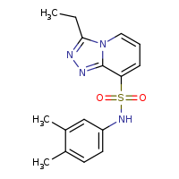 N-(3,4-dimethylphenyl)-3-ethyl-[1,2,4]triazolo[4,3-a]pyridine-8-sulfonamide