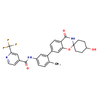 N-(3-{4'-hydroxy-4-oxo-3H-spiro[1,3-benzoxazine-2,1'-cyclohexan]-7-yl}-4-methylphenyl)-2-(trifluoromethyl)pyridine-4-carboxamide
