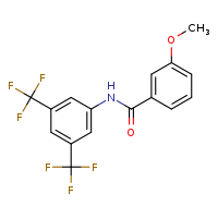 N-[3,5-bis(trifluoromethyl)phenyl]-3-methoxybenzamide
