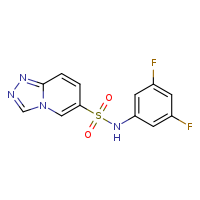 N-(3,5-difluorophenyl)-[1,2,4]triazolo[4,3-a]pyridine-6-sulfonamide