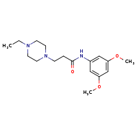 N-(3,5-dimethoxyphenyl)-3-(4-ethylpiperazin-1-yl)propanamide