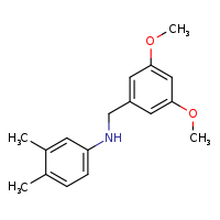 N-[(3,5-dimethoxyphenyl)methyl]-3,4-dimethylaniline