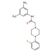 N-(3,5-dimethylphenyl)-2-[4-(2-fluorophenyl)piperazin-1-yl]acetamide