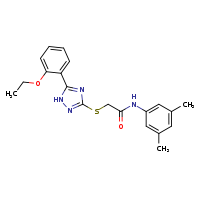 N-(3,5-dimethylphenyl)-2-{[5-(2-ethoxyphenyl)-1H-1,2,4-triazol-3-yl]sulfanyl}acetamide