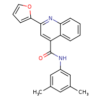 N-(3,5-dimethylphenyl)-2-(furan-2-yl)quinoline-4-carboxamide