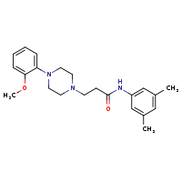 N-(3,5-dimethylphenyl)-3-[4-(2-methoxyphenyl)piperazin-1-yl]propanamide