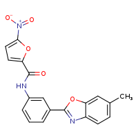 N-[3-(6-methyl-1,3-benzoxazol-2-yl)phenyl]-5-nitrofuran-2-carboxamide