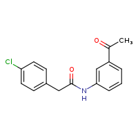 N-(3-acetylphenyl)-2-(4-chlorophenyl)acetamide