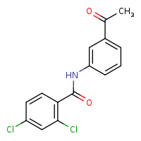 N-(3-acetylphenyl)-2,4-dichlorobenzamide