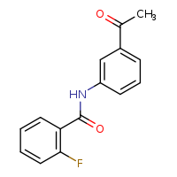 N-(3-acetylphenyl)-2-fluorobenzamide