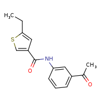 N-(3-acetylphenyl)-5-ethylthiophene-3-carboxamide