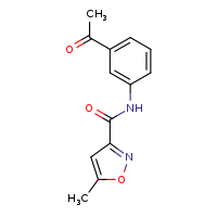 N-(3-acetylphenyl)-5-methyl-1,2-oxazole-3-carboxamide
